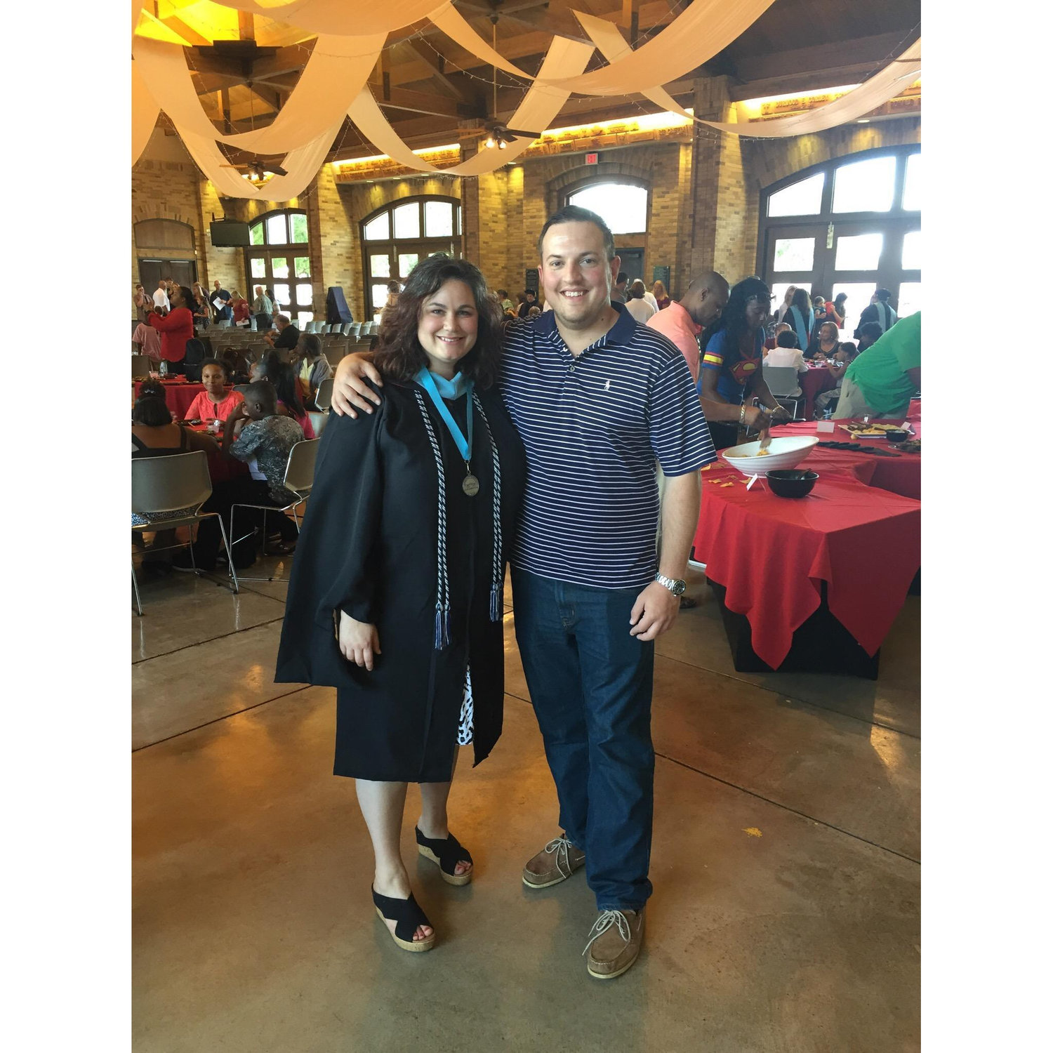 Ali's Master's of Education commencement ceremony, August 2016