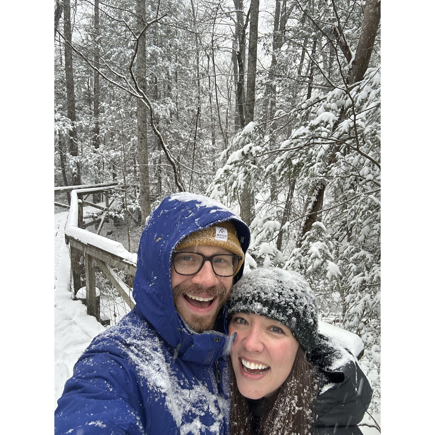 Snowy Hike in Green Gorge