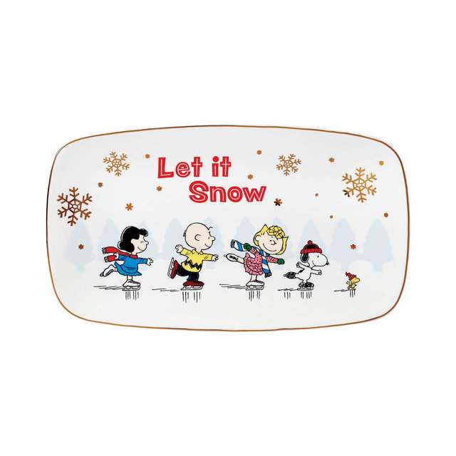 Lenox Snoopy Peanuts Hors D'oeuvres Tray, Exclusively at Macy’s