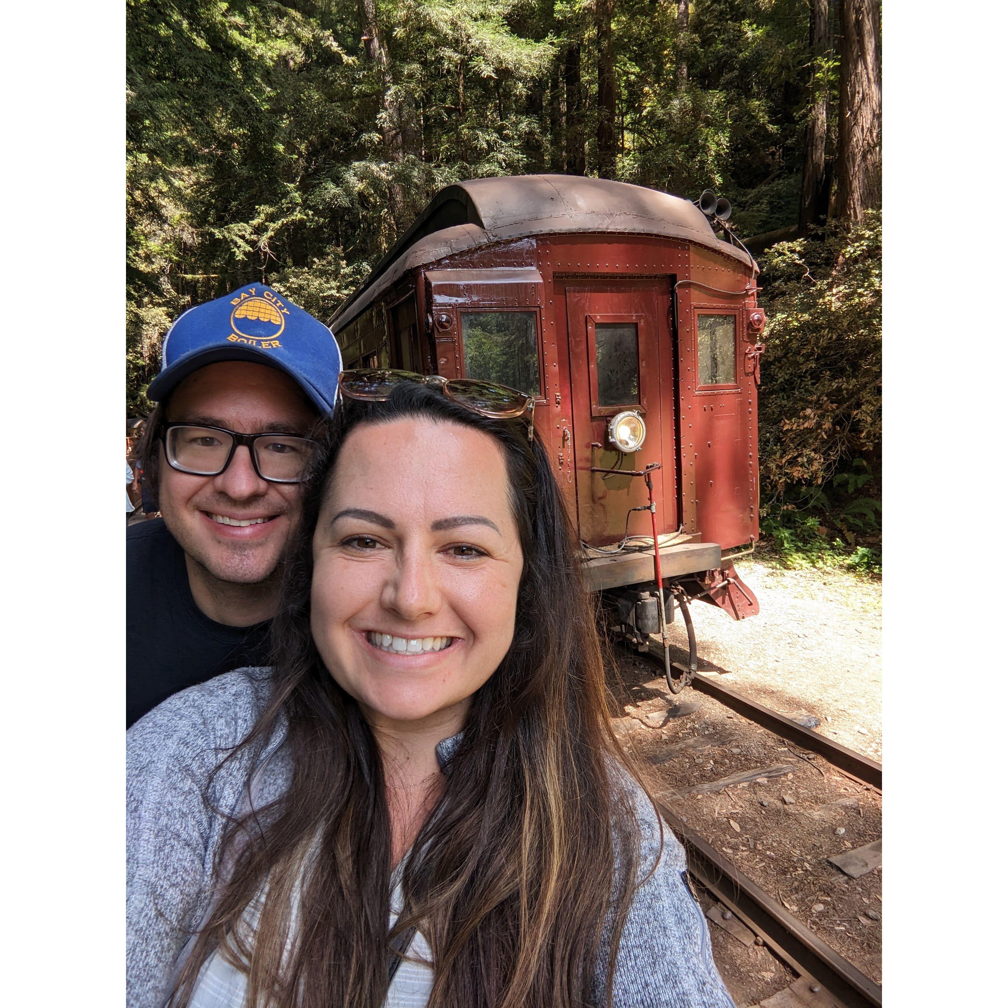 Train in Mendocino (for Max's birthday of course)