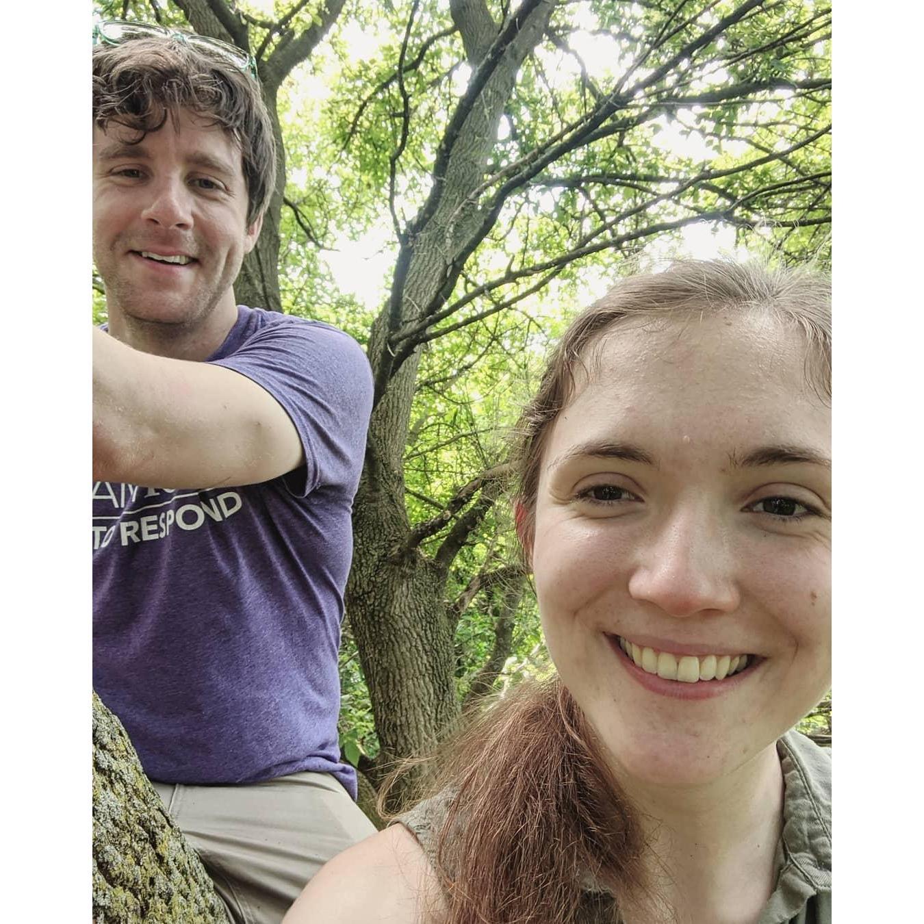 The weekend we moved my family from my childhood home. I had to show Nate my favorite spot before we left. July 2020