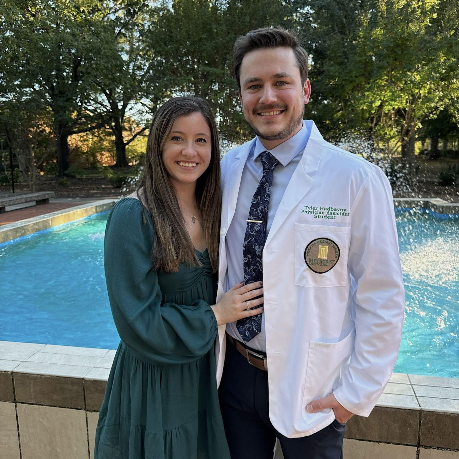 Ty got his white coat!!!