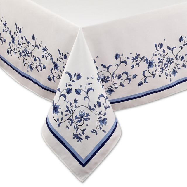 Spode Blue Portofino 60-Inch x 102-Inch Oblong Tablecloth