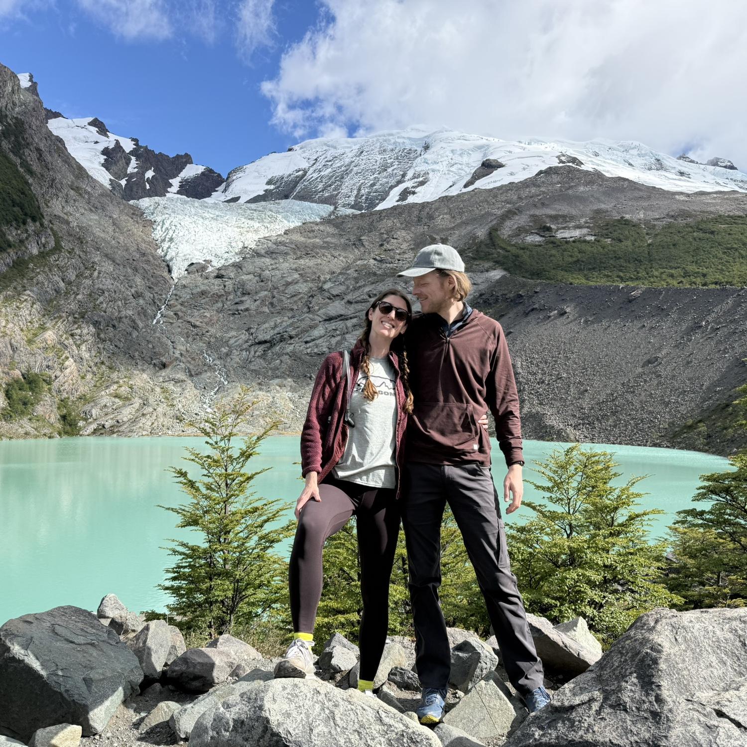 More perfect glacial lakes in Argentina