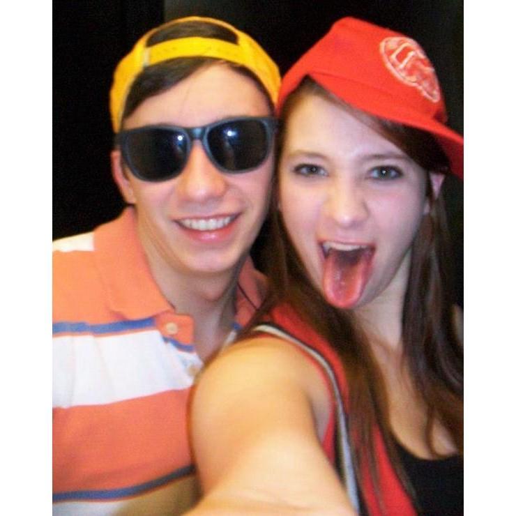 Our first picture together, way before we started dating. 
October 28th, 2012