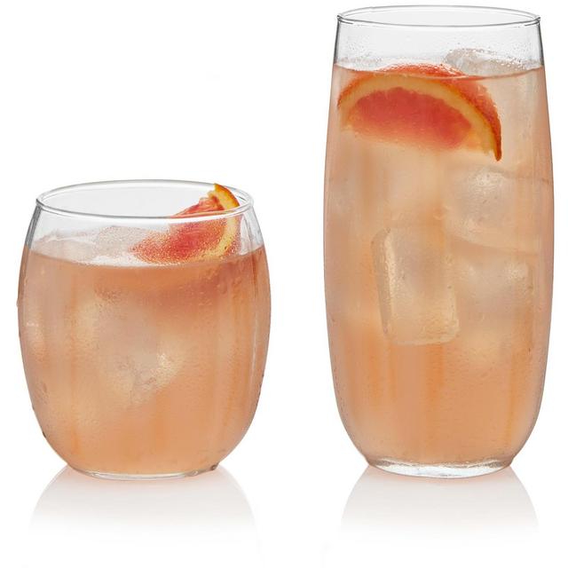 Libbey Samba 16-Piece Tumbler and Rocks Glass Set