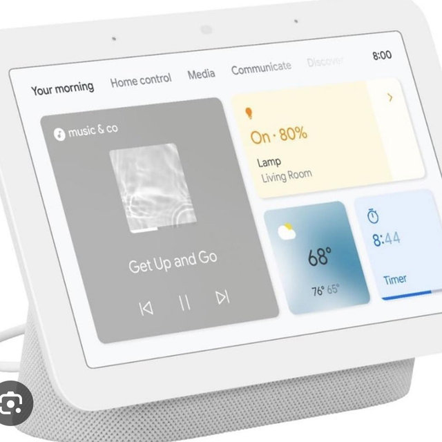 Nest Hub 7” Smart Touchscreen Display with Google Assistant (2nd Gen) - Charcoal