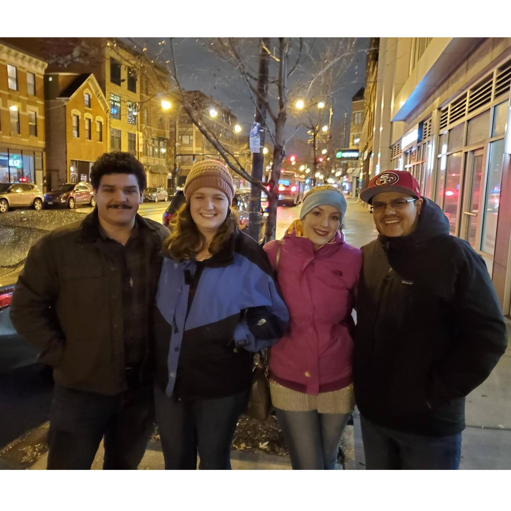 Joel, Christina, Julio, and Monica