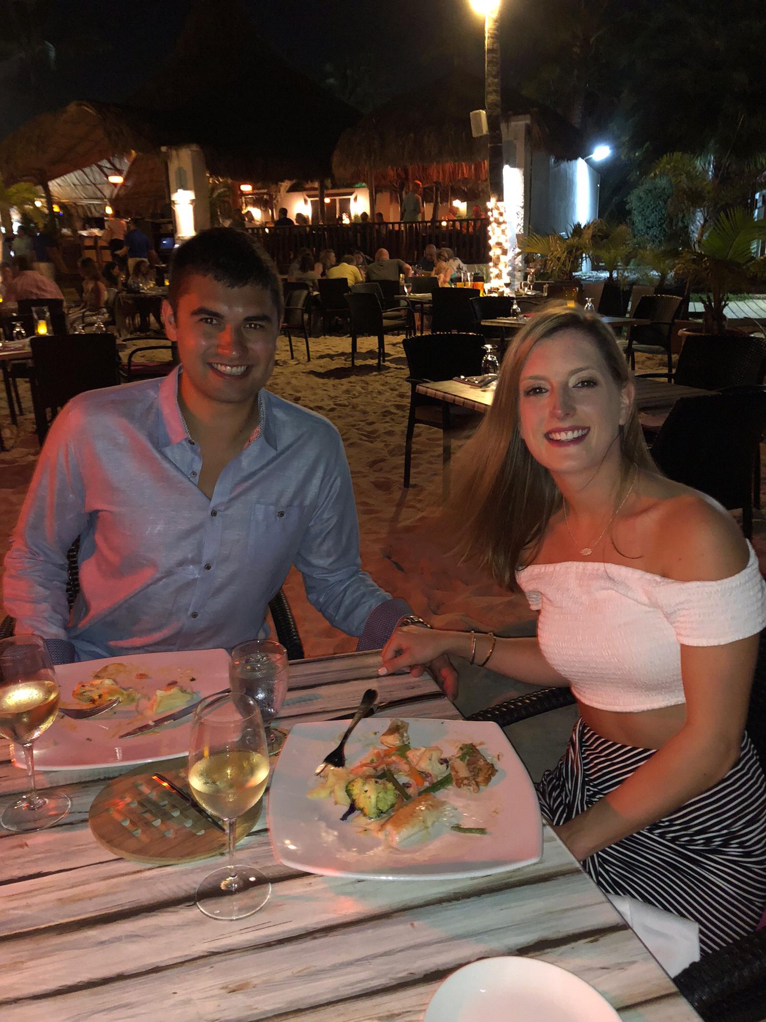 Dinner on the beach in Aruba
November 2018