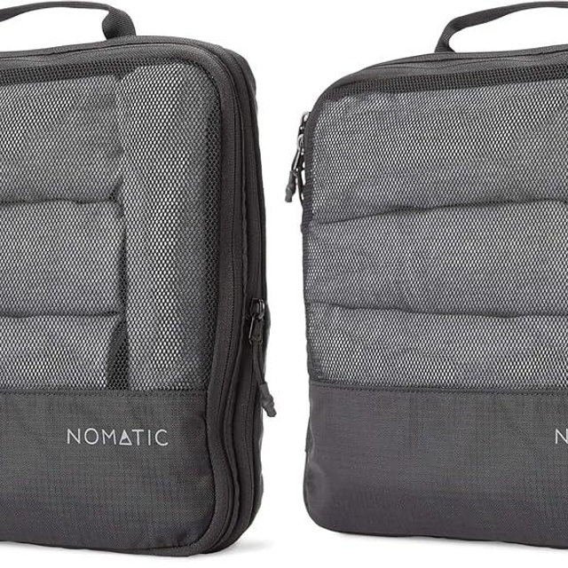NOMATIC Packing Cubes, Compression Luggage Organizers for Carry-On, Suitcases, Travel Bags, Large (Pack of 2)