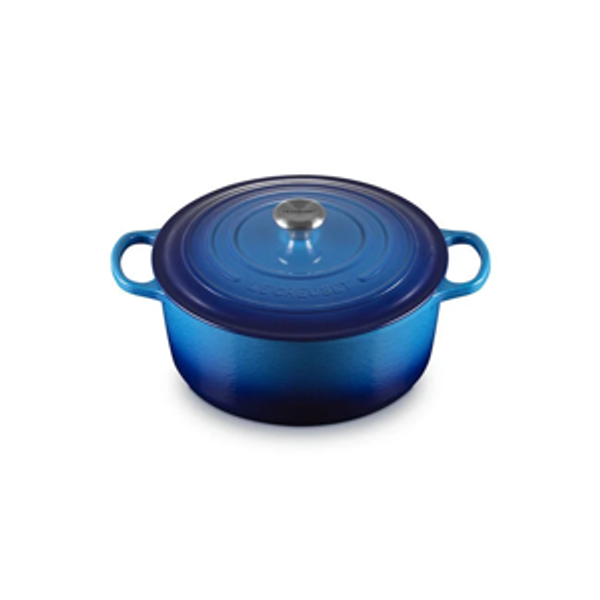 Signature Round Dutch Oven - 7.25 qt Color Azure