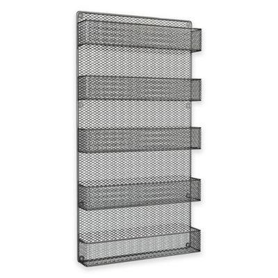 5-Tier Wire Spice Rack Organizer in Silver