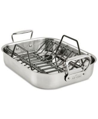 All-Clad - 11 x 14 Stainless Steel Roaster & Rack