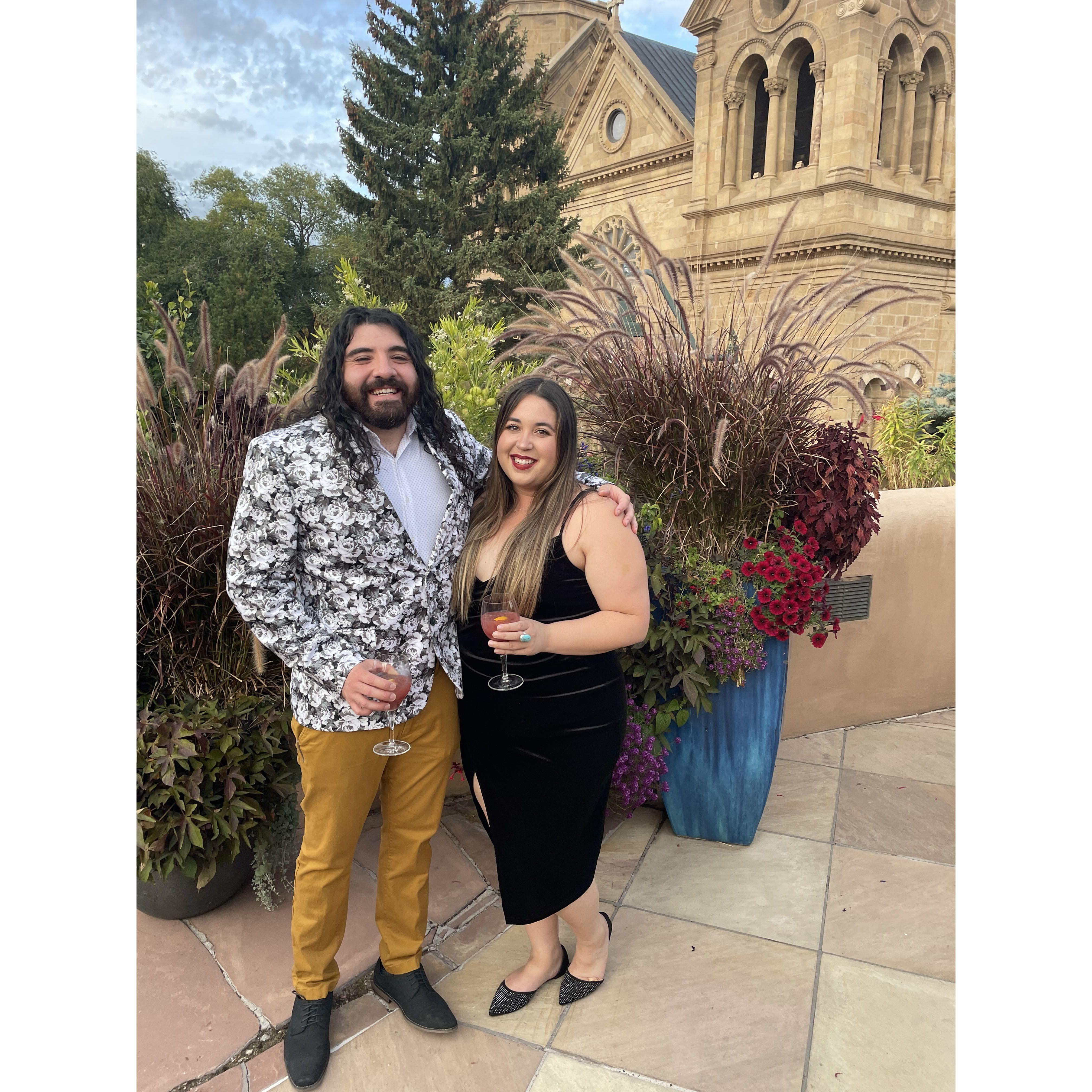 2021- Santa Fe, NM. The Tootelian-Rios Wedding at La Fonda