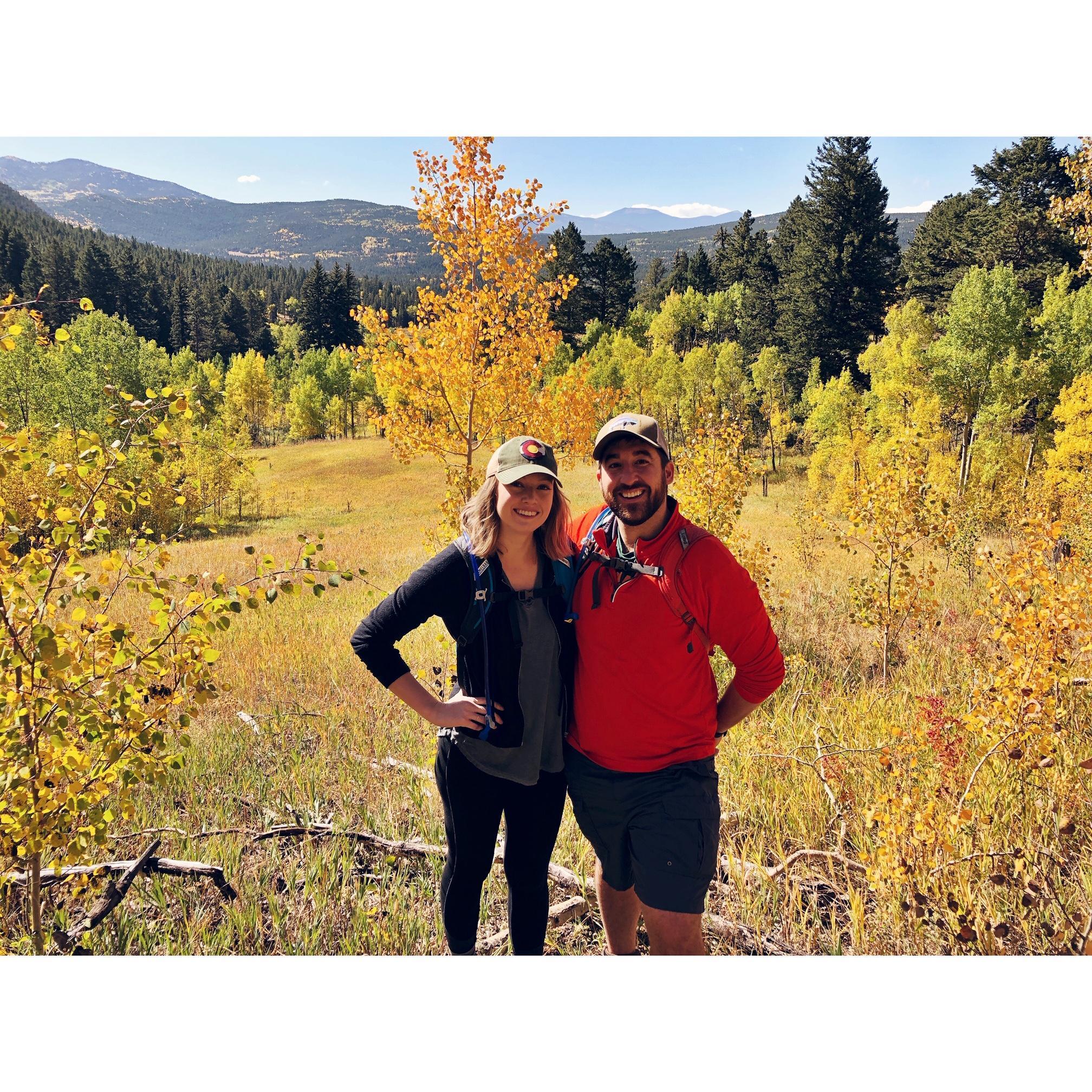 Leaf peeping in Golden Gate Canyon State Park.