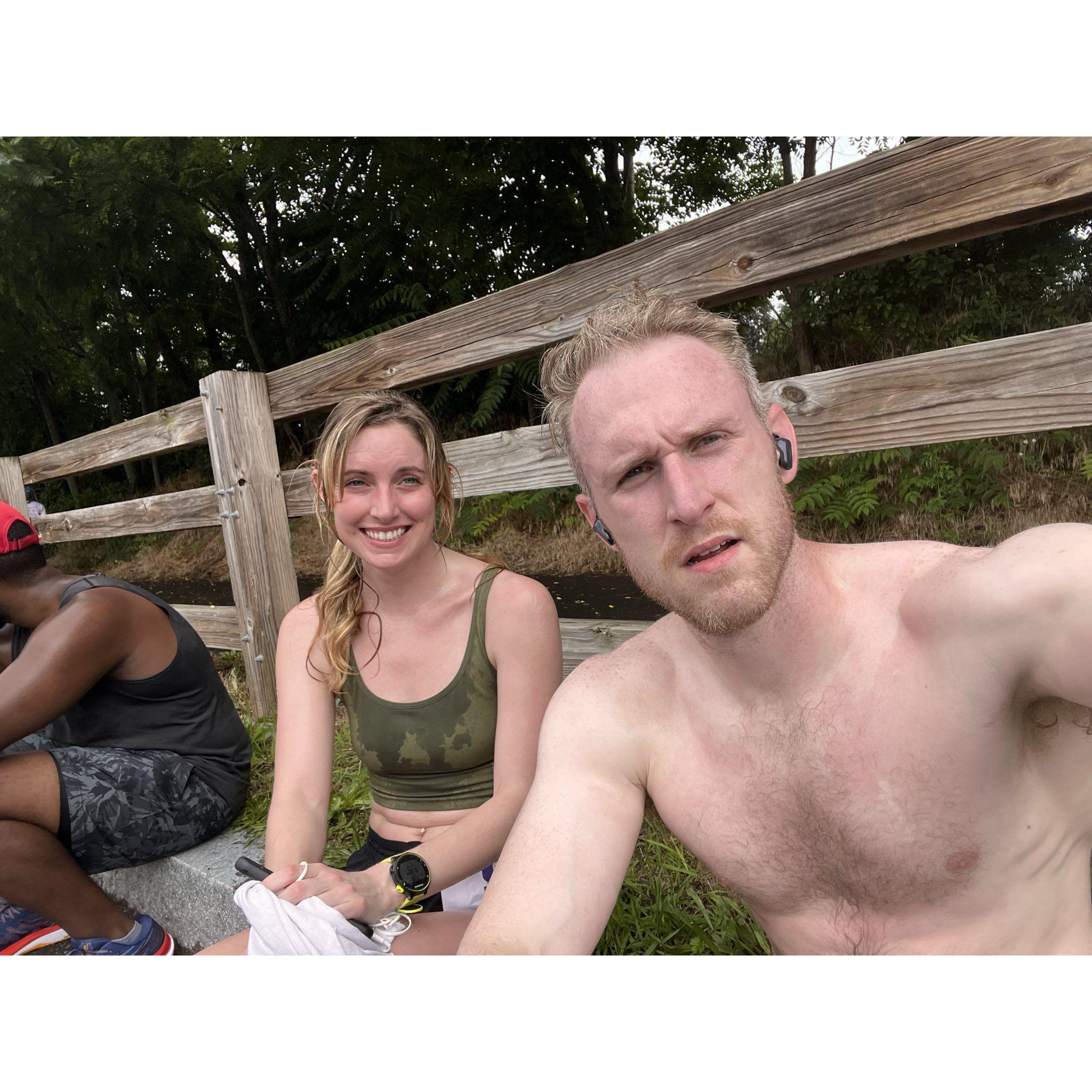 First race together - Chelmsford John Carson 2 Mile Road Race