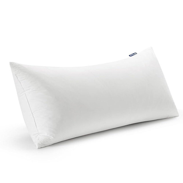 MIULEE Feather Pillow Insert 16x26, Decorative Down Feather Fluffy Throw Pillow Cotton Fabric for Living Room Sofa Bed