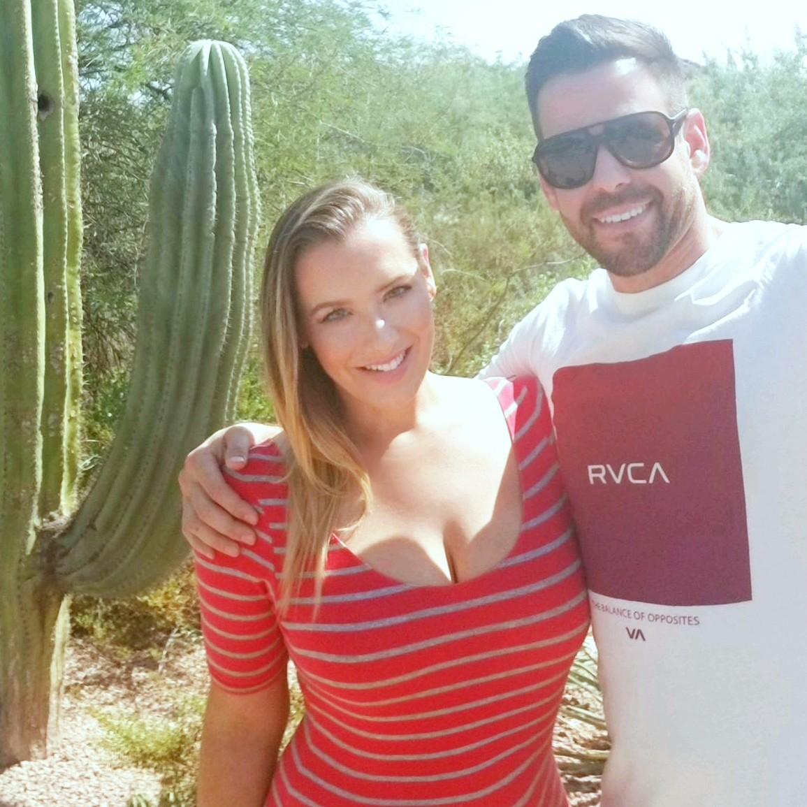 Phoenix Weekend Getaway at the Botanical Gardens sweating in the 110+ heat!