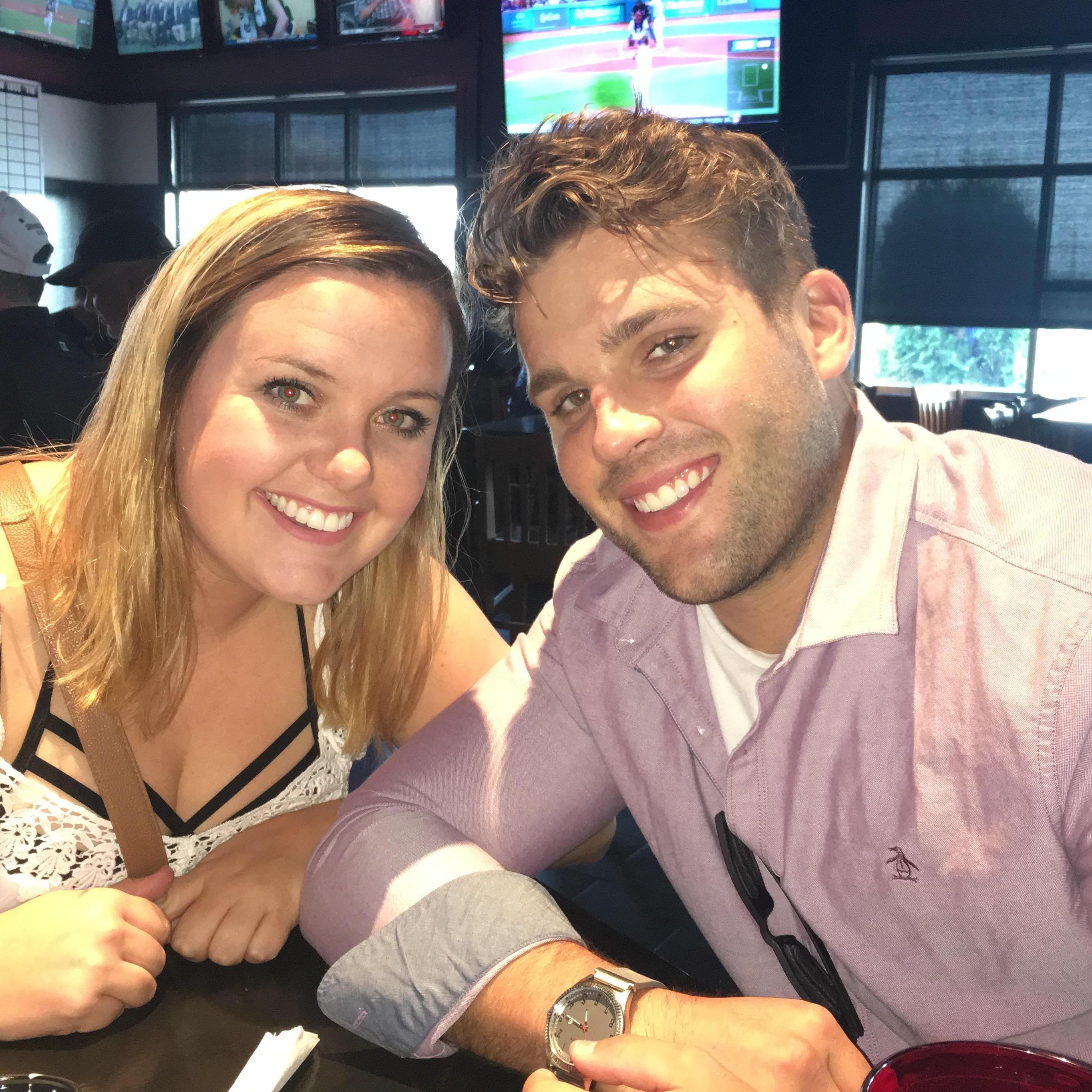 Cody just finished his first year of law school in this photo!