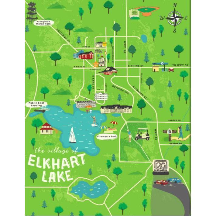Elkhart Lake Map