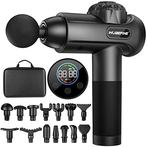 Massage Gun,Upgrade Handheld Deep Tissue Percussion Muscle Massager,Muscle Massage Gun for Athletes,Black