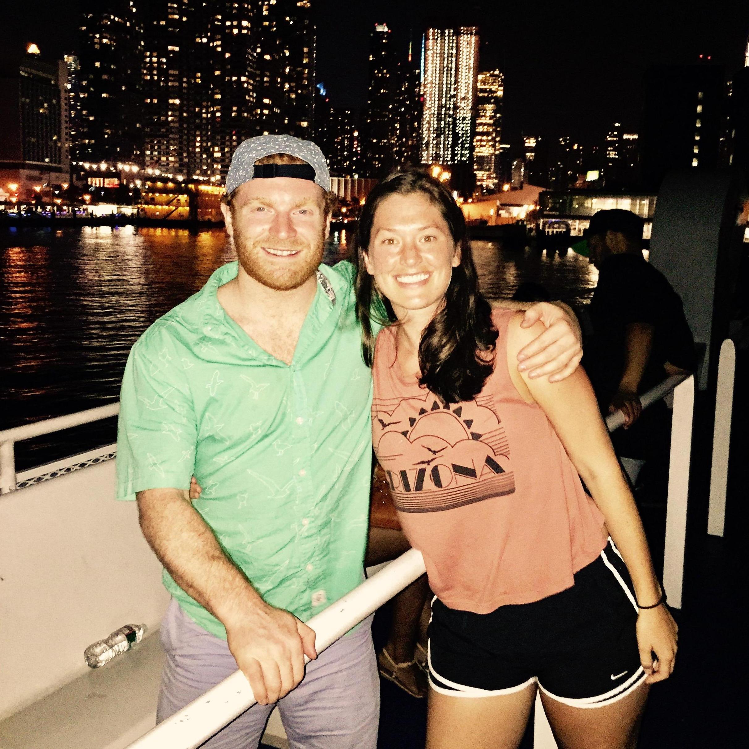 summer ferry ride from Weehawken to NYC!
