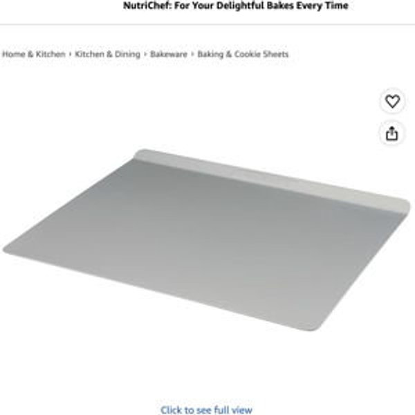 Farberware Insulated Nonstick Bakeware 14-Inch x 16-Inch Jumbo Cookie Sheet, Light Gray