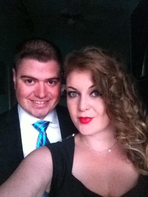 Our first wedding together.