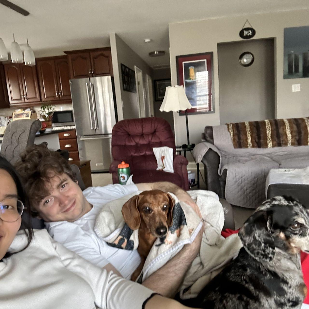 We love the dachshunds