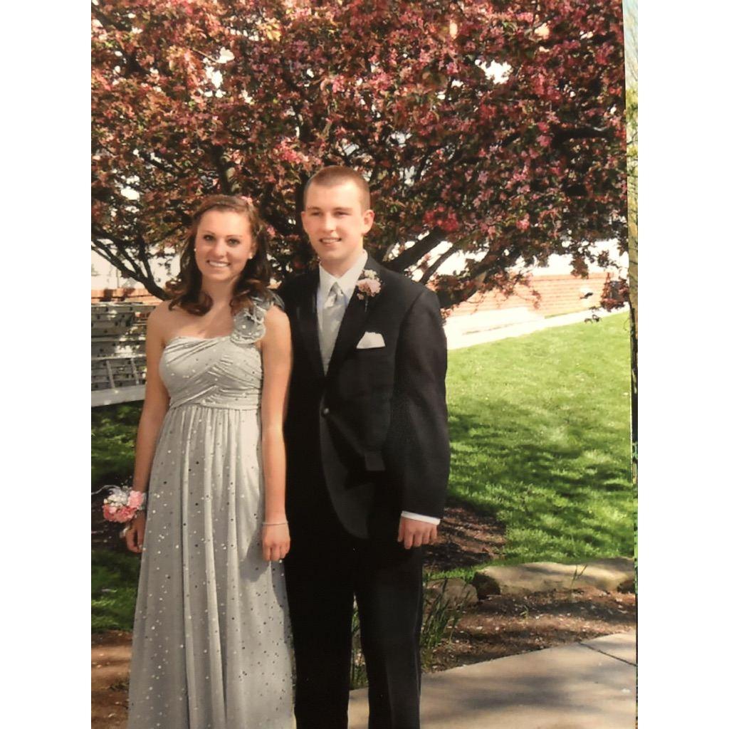 Lauren and Doug went to Prom together, but didn't start dating until after college. 