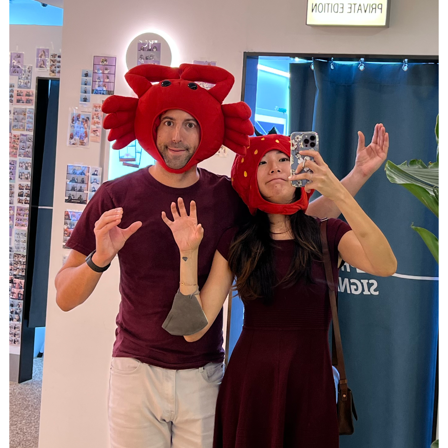We have a crabby sense of humor.