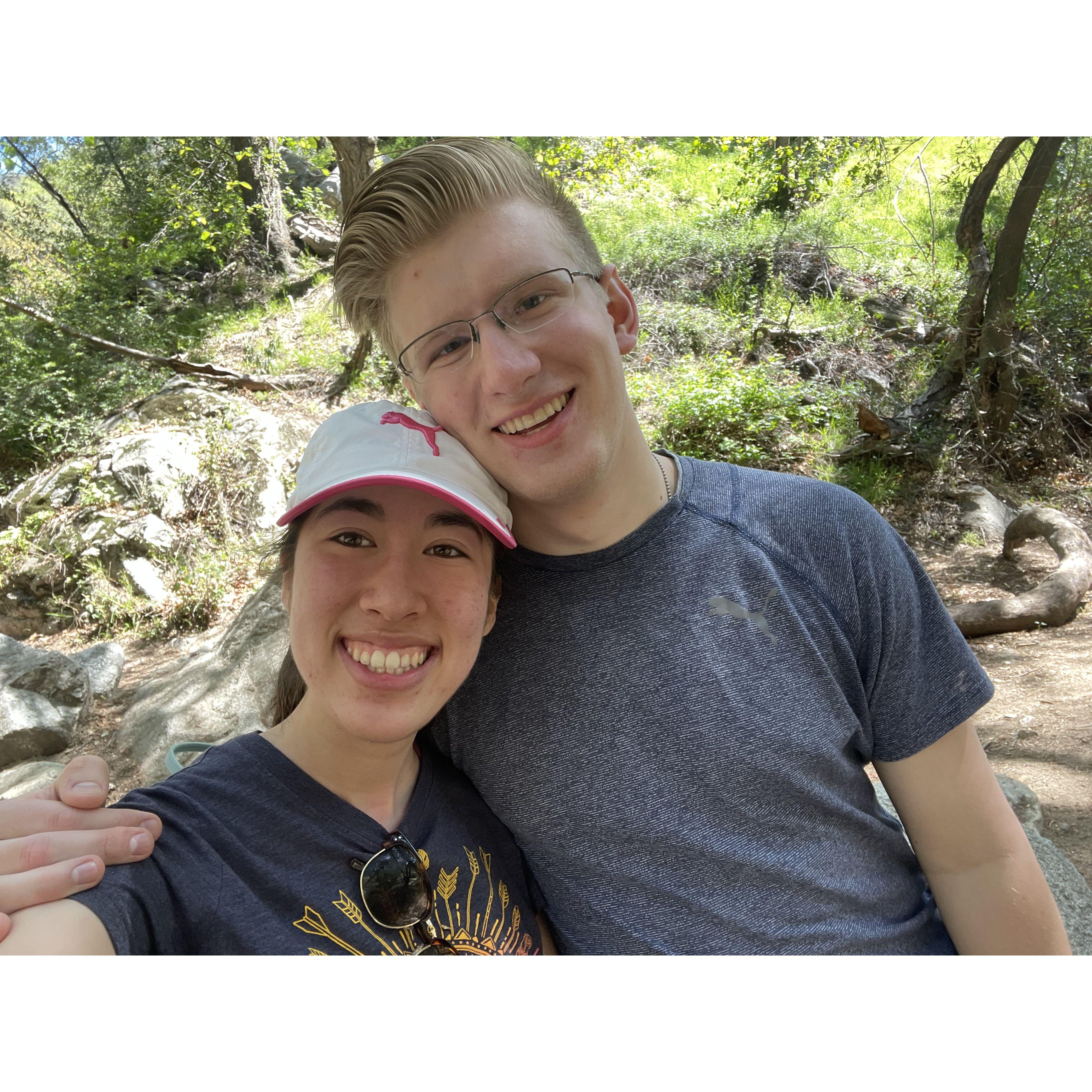 Will's first time visiting Christina in California!