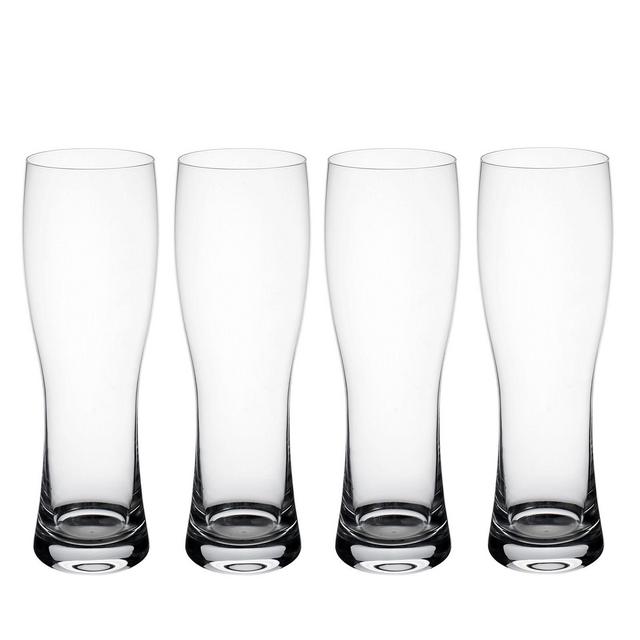 Villeroy & Boch Purismo Wheat Beer Pilsner Glass, Set of 4