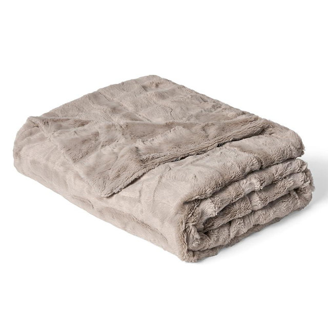 Minky Couture Sorbet Blanket - Ultra-Soft Throw for Silky Smooth Comfort - Premium Decorative Throw - Midweight, Breathable Fabric - Machine Washable Monster, Tranquil Dove