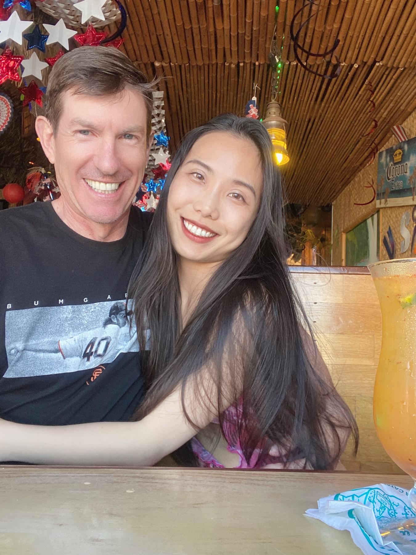 Kathy’s first time at Catalina. Kevin’s 10th time.