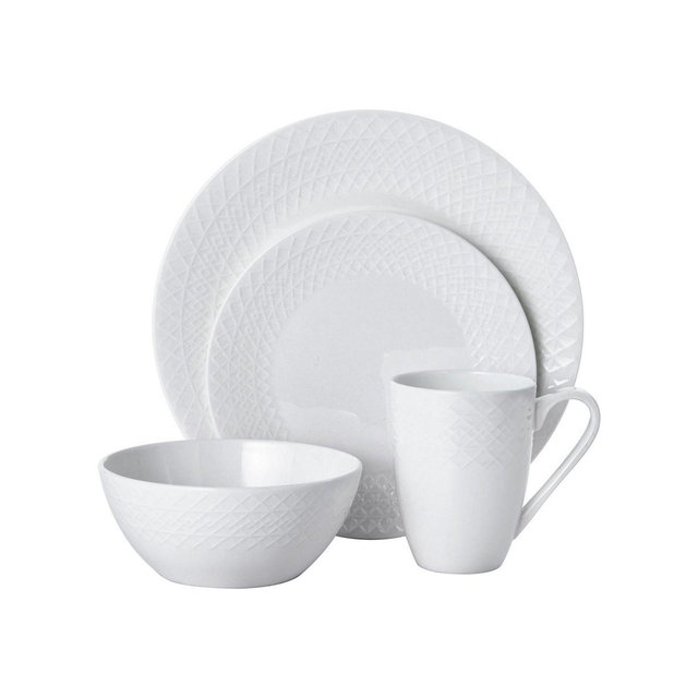 Mikasa Jenna 16 Piece Dinnerware Set, Service for 4