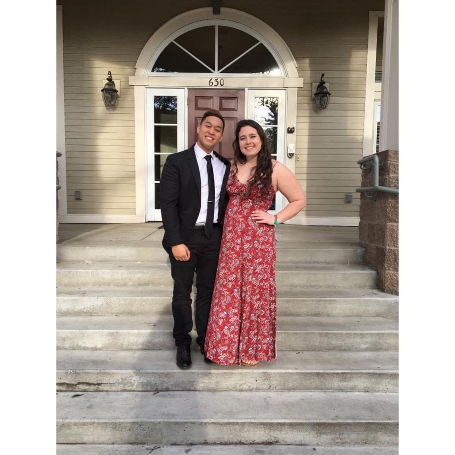 Sam and I celebrating my first sorority formal in 2017!