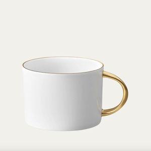 L'Objet Corde Tea Cup, White/Gold