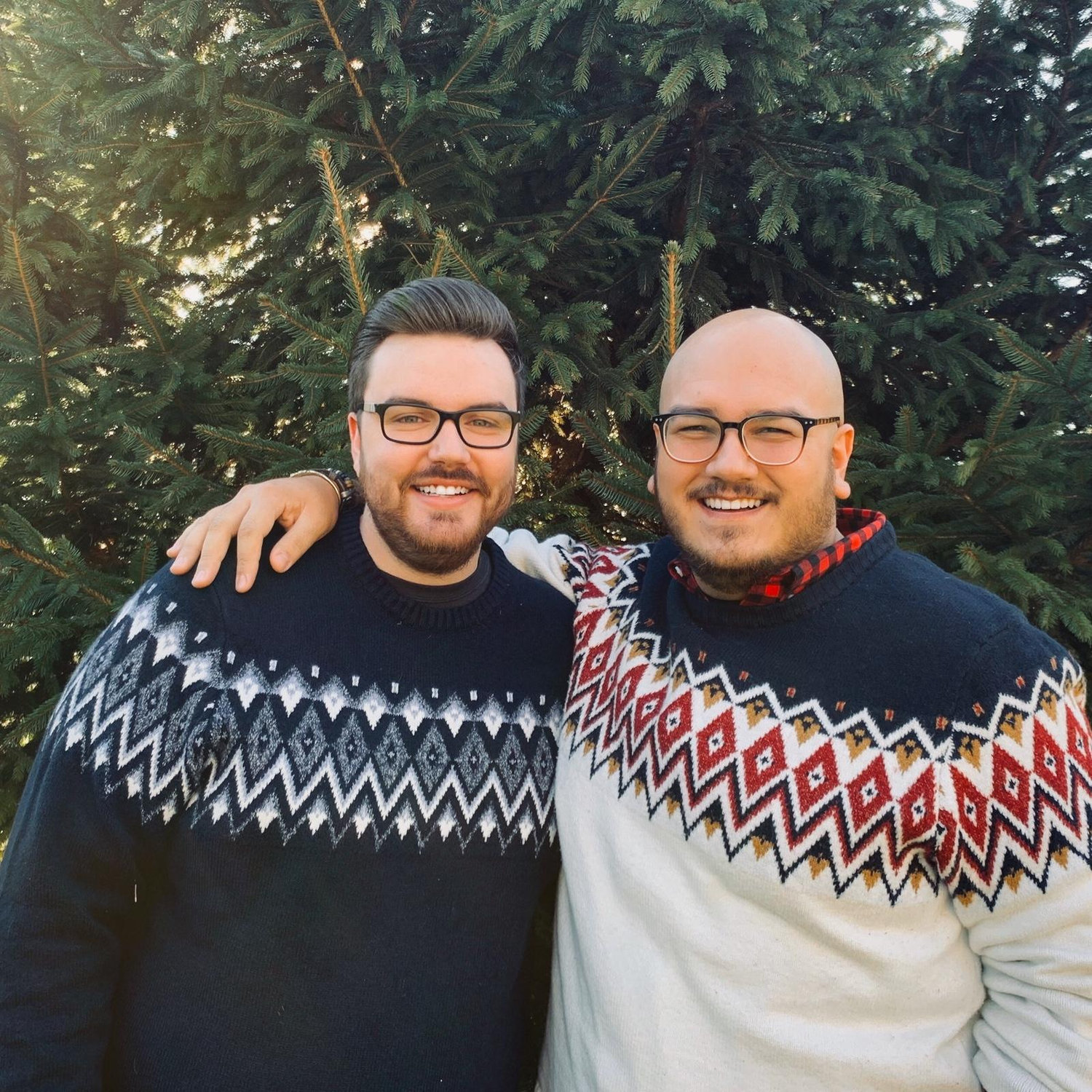 Our first Christmas together.