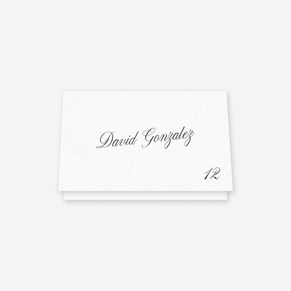 Mabel | White | Zola Wedding Place Cards