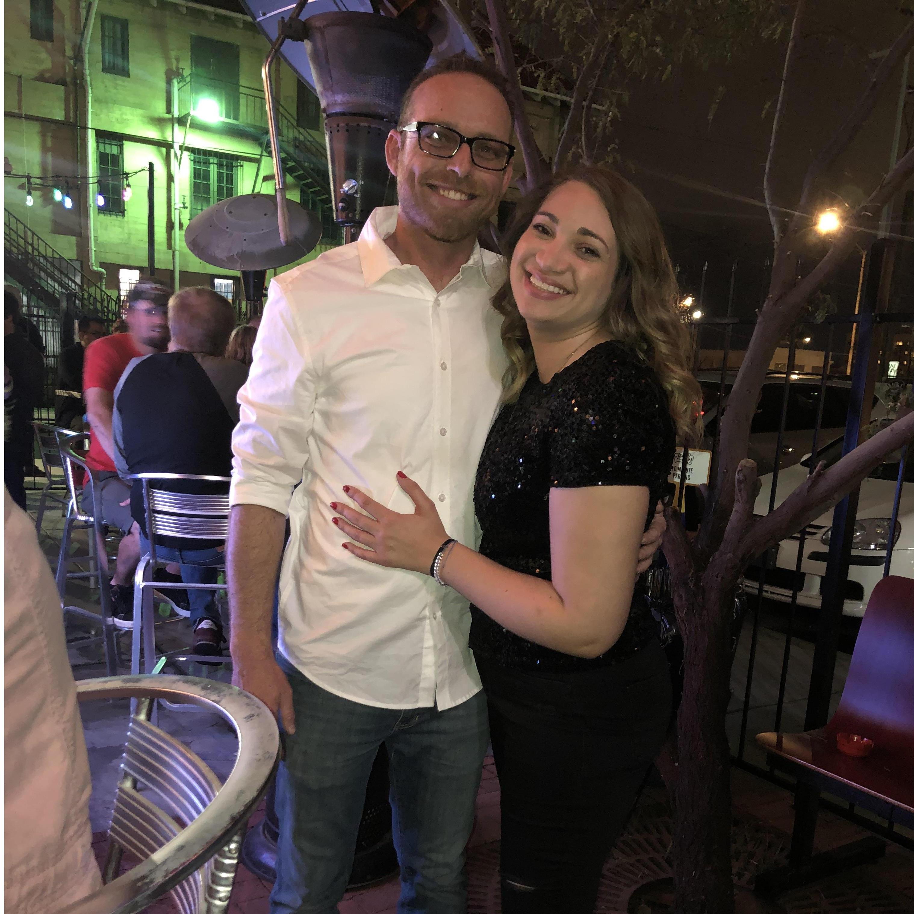 Our first group date where he met Vanessa'ss friends!