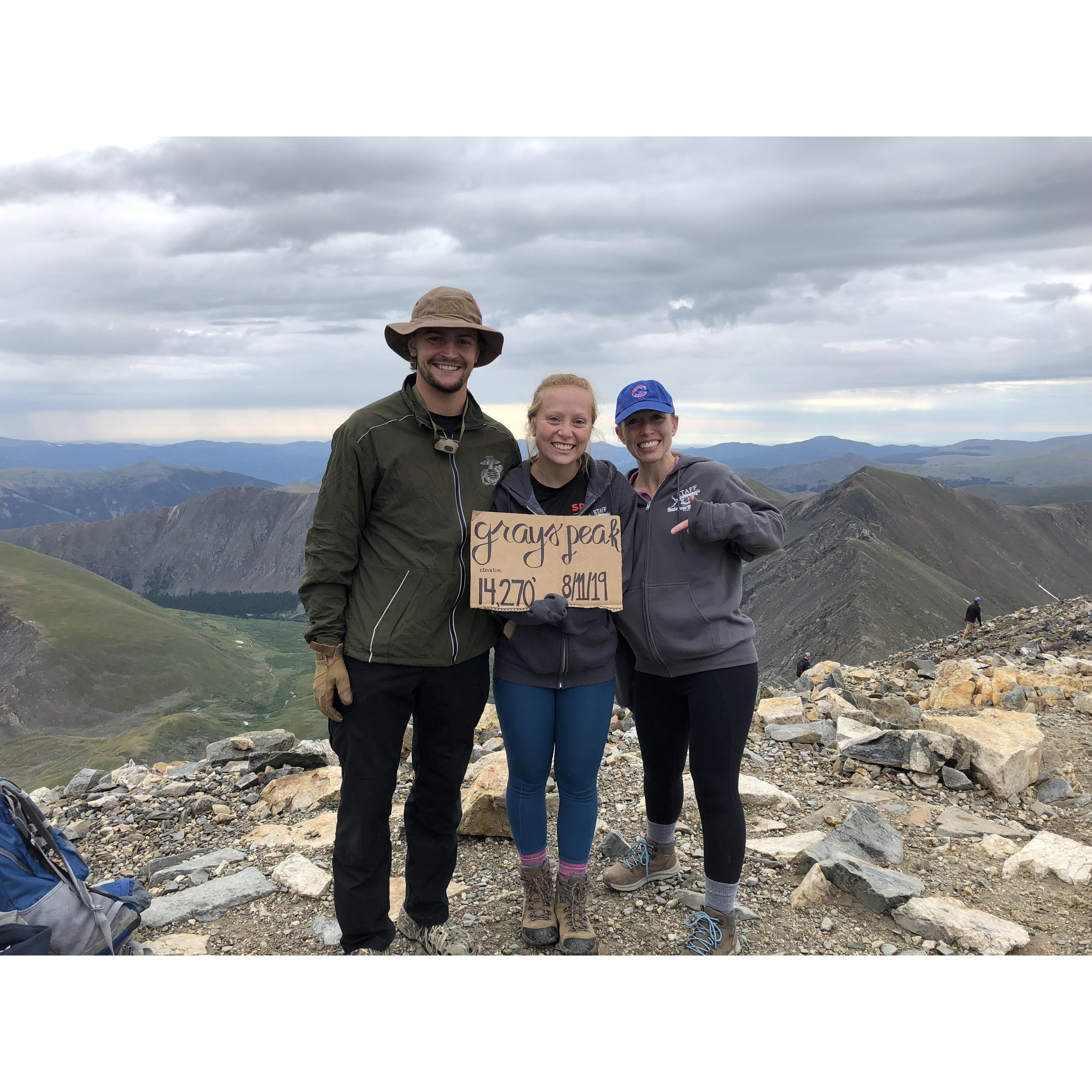 Second 14er! August 2019... featuring Heather!