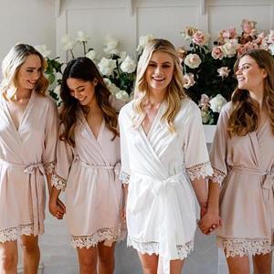 Lace Bridal Robe