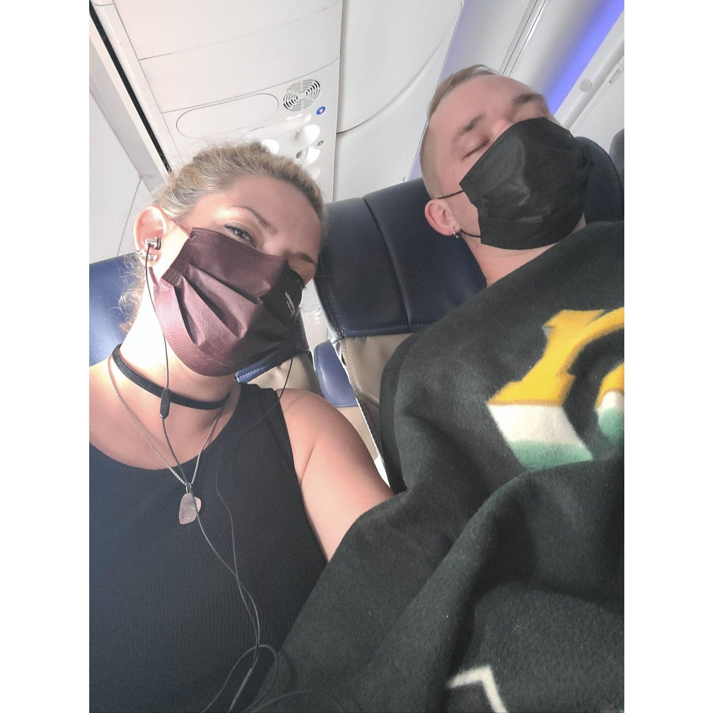 Our first flight together. He enjoyed it so much ;) - July 2022