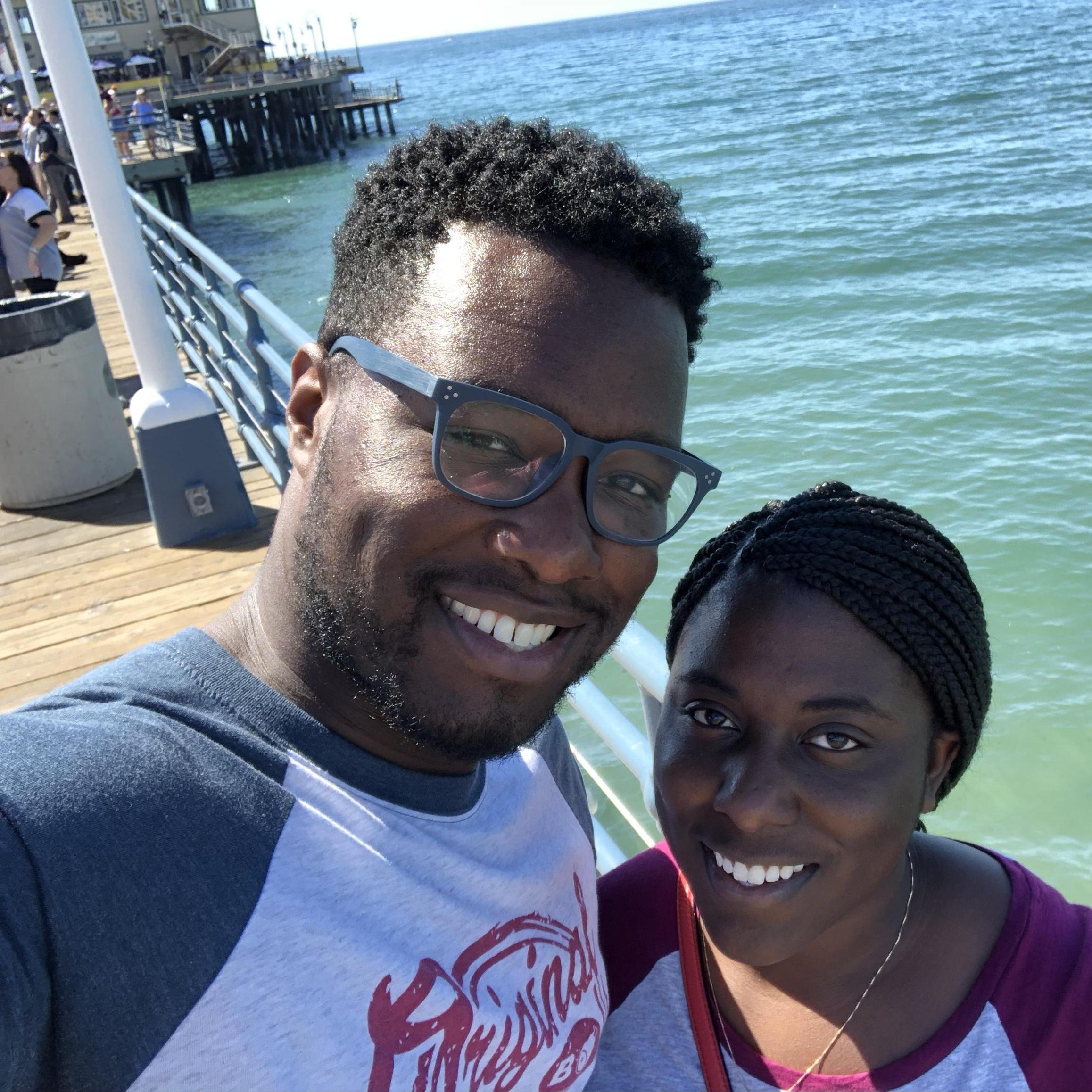 Chris visits Jen in Santa Monica, CA
