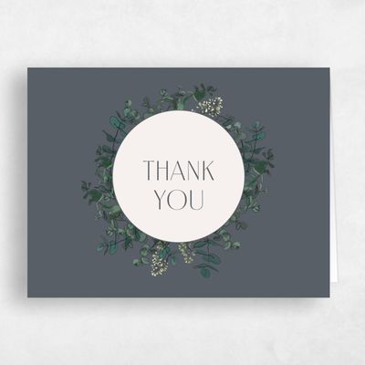 Gray, Grey Wedding Thank You - Terian Frame