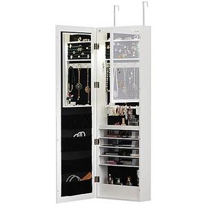 Door Solutions™ Over-the-Door Mirrored Mega Cabinet in White