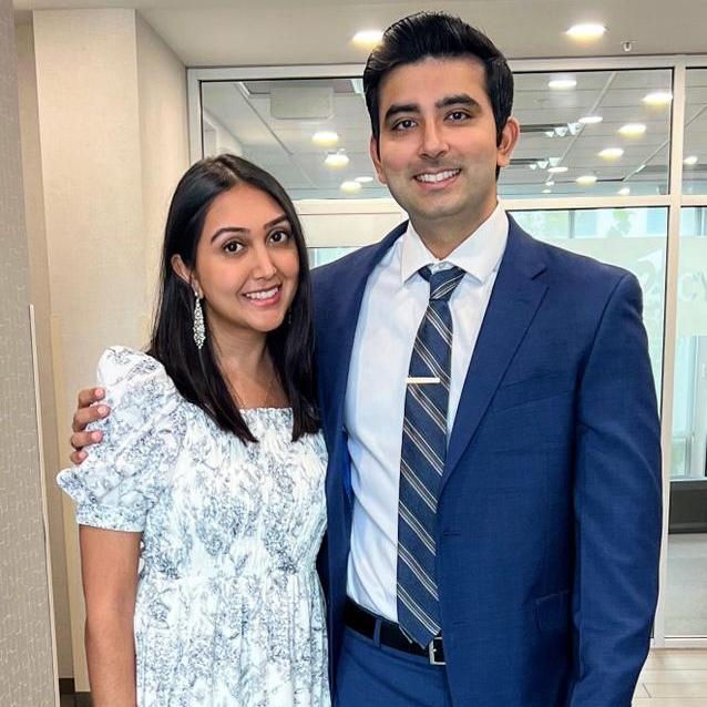 The first wedding we attended together!