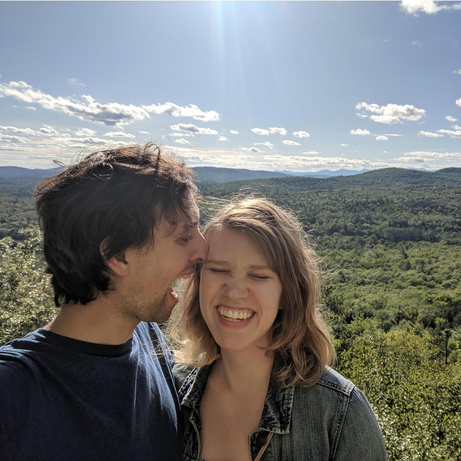 Ryan likes to photobomb his own photos.