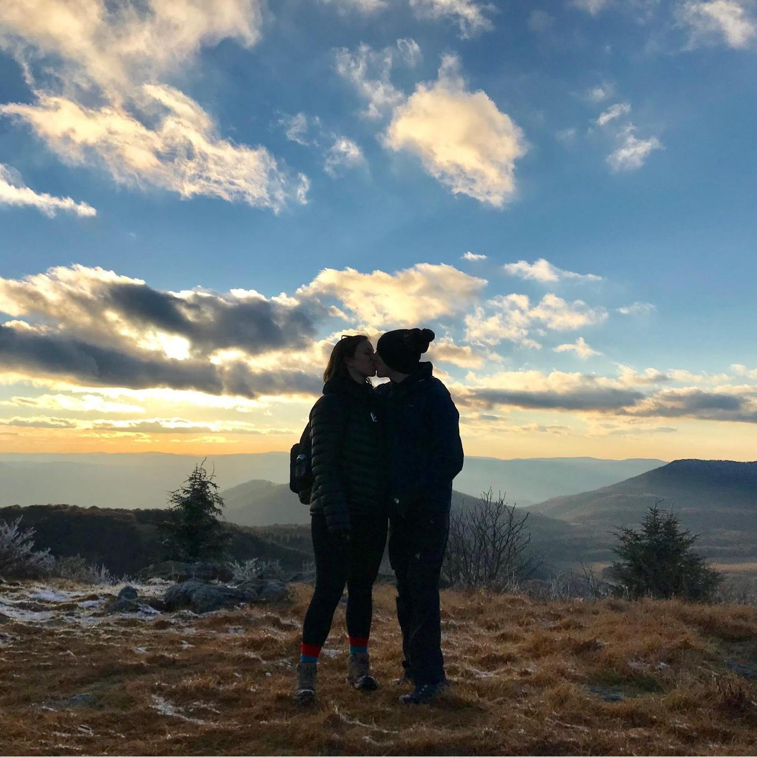 Bald Knob, Canaan Valley, WV, just before we hiked the entire way back in the dark and Laura got chased by a bear - October 2018